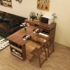 Bàn đảo bếp mặt gỗ VBG010(chưa ghế)