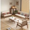 Bộ sofa gỗ sồi phong cách tối giản VBG04
