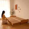 Sofa giường rút gọn gỗ sồi VBG01 (Chưa Nệm)
