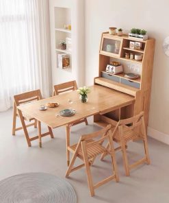 Bàn ăn gấp gọn kết hợp tủ cao VBG07 (Chưa ghế)
