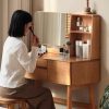 Bàn trang điểm gỗ sồi phong cách Bắc Âu (chưa ghế)