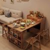 Bàn Ăn Thông Minh Rút Gọn Gỗ Sồi VBG02 (Không Ghế)