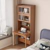 Tủ sách kết hợp bàn gấp gọn
