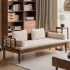 Sofa gỗ tự nhiên tối giản phong cách La Hán VBG09