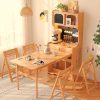 Bàn ăn gấp gọn kích thước lớn VBG08 (Chưa ghế)