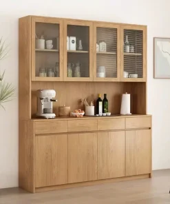Tủ trưng bày gỗ trang trí – tủ bếp đa năng VBG09