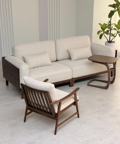 Bộ sofa gỗ tối giản mang phong cách hiện đại VBG25