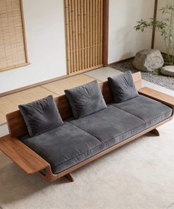 Sofa Gỗ Phong Cách Nhật Bản Tối Giản VBG26