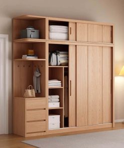 Tủ Quần Áo Gỗ Sồi VBG01