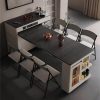 Bàn Ăn Rút Gọn Thông Minh VBG12 - Gỗ Sồi (6 ghế)